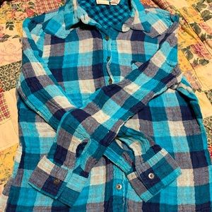 Mudd blue plaid shirt